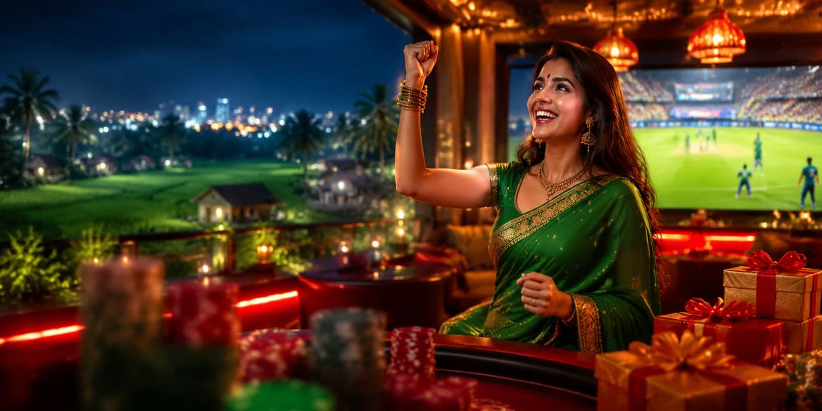 বগুড়ায় শাড়ি পরিহিত মডেলের সাথে ক্রিকেট বেটিং প্রোমোশন