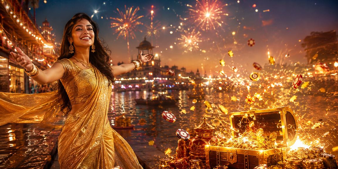 Casino app scene featuring a model in a saree in Narayanganj